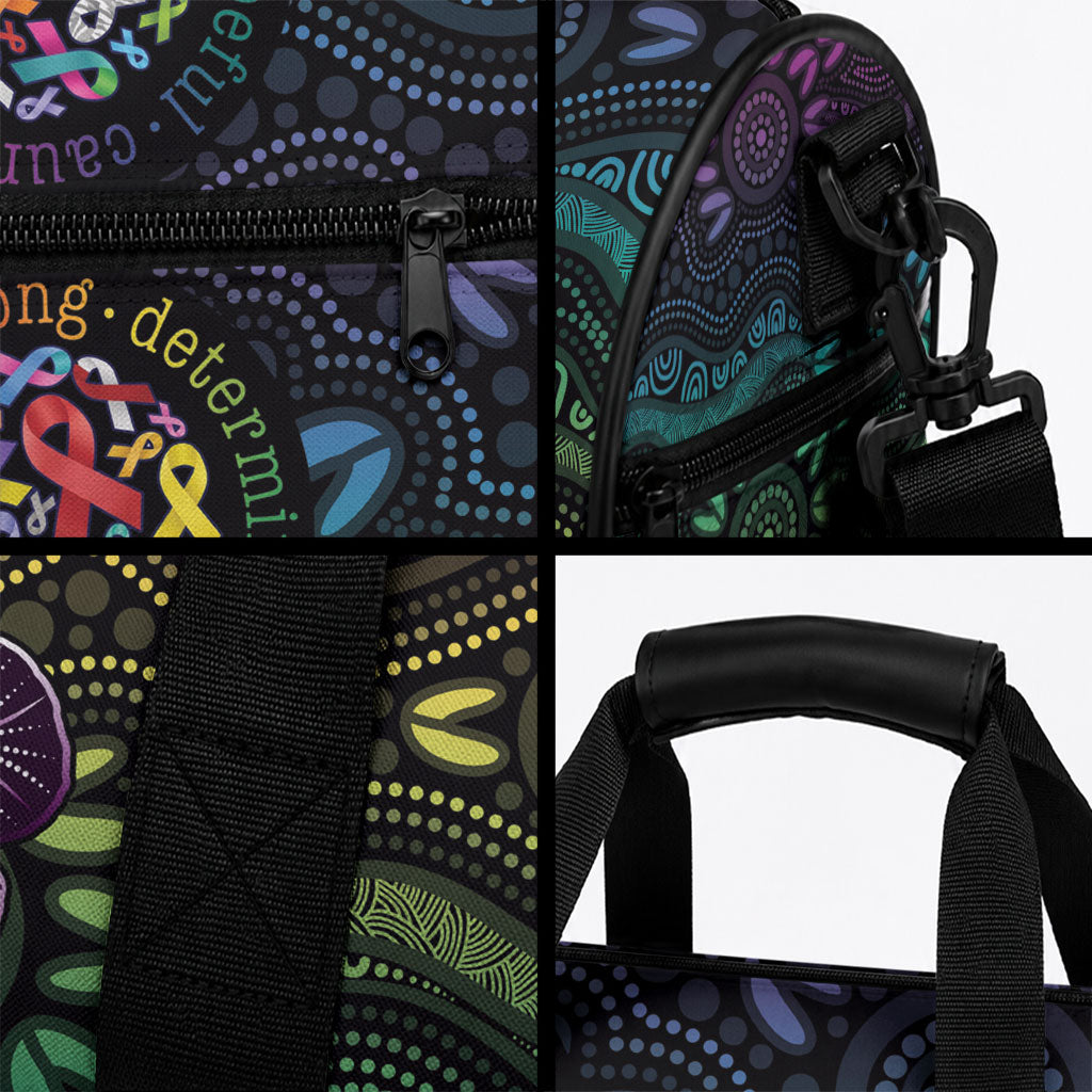 Australia Cancer Survivor Duffle Bag I’m A Survivor Ribbon Heart