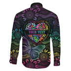 Australia Cancer Survivor Personalised Family Matching Mermaid Dress and Hawaiian Shirt I’m A Survivor Ribbon Heart