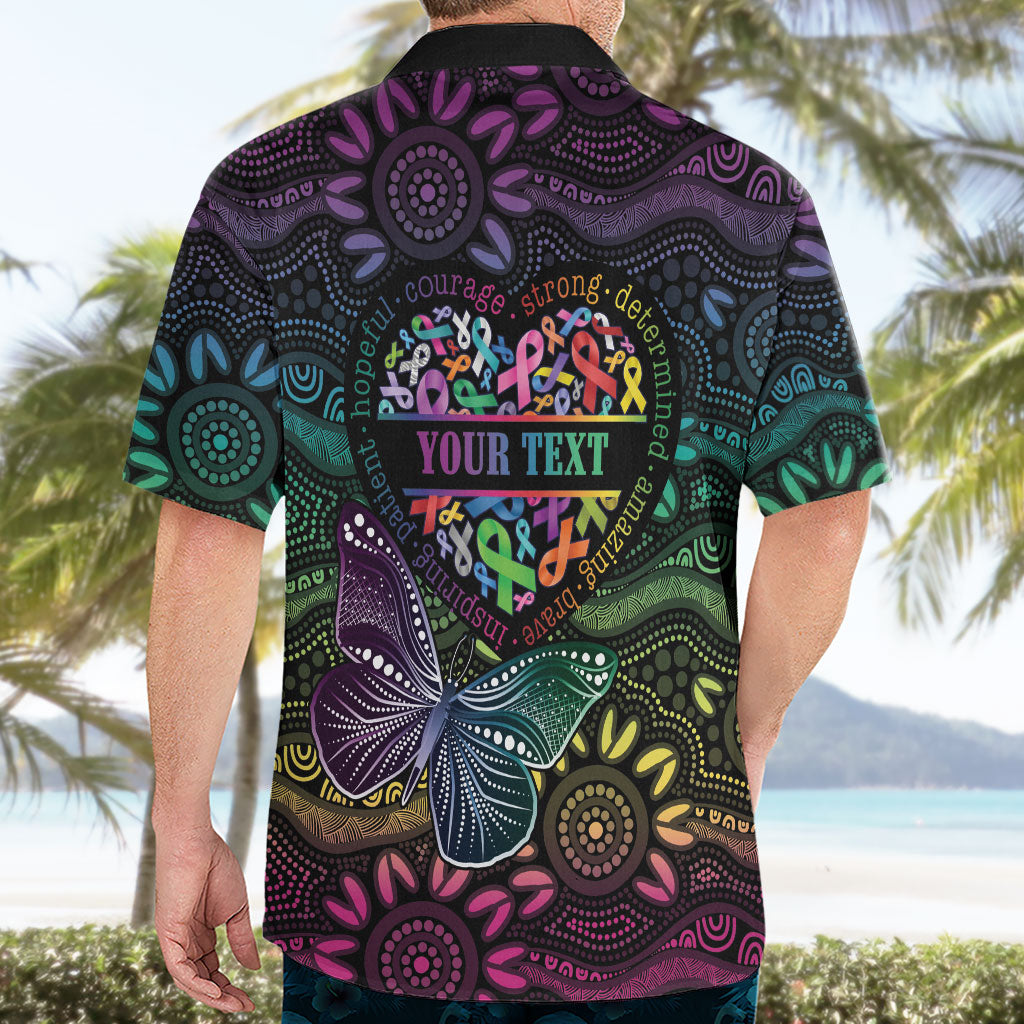 Australia Cancer Survivor Personalised Hawaiian Shirt I’m A Survivor Ribbon Heart