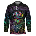 Australia Cancer Survivor Personalised Hockey Jersey I’m A Survivor Ribbon Heart
