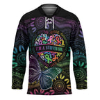 Australia Cancer Survivor Personalised Hockey Jersey I’m A Survivor Ribbon Heart