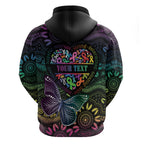 Australia Cancer Survivor Personalised Hoodie I’m A Survivor Ribbon Heart