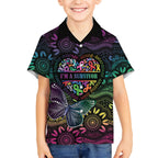 Australia Cancer Survivor Personalised Kid Hawaiian Shirt I’m A Survivor Ribbon Heart