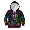 Australia Cancer Survivor Personalised Kid Hoodie I’m A Survivor Ribbon Heart