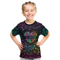 Australia Cancer Survivor Personalised Kid T Shirt I’m A Survivor Ribbon Heart