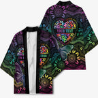 Australia Cancer Survivor Personalised Kimono I’m A Survivor Ribbon Heart