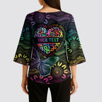 Australia Cancer Survivor Personalised Kimono Sleeve Blouse I’m A Survivor Ribbon Heart