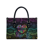 Australia Cancer Survivor Leather Bag I’m A Survivor Ribbon Heart