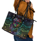 Australia Cancer Survivor Leather Tote Bag I’m A Survivor Ribbon Heart