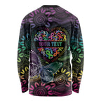 Australia Cancer Survivor Personalised Long Sleeve Shirt I’m A Survivor Ribbon Heart