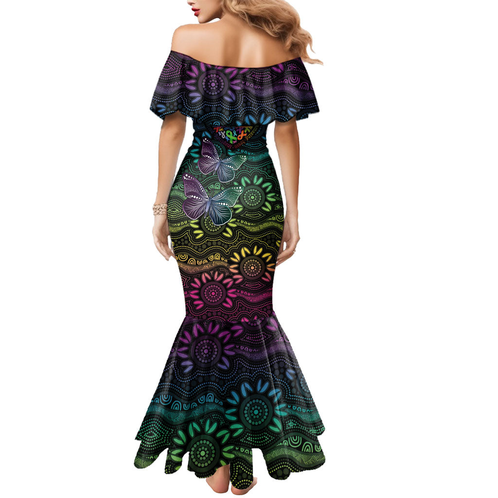 Australia Cancer Survivor Personalised Mermaid Dress I’m A Survivor Ribbon Heart