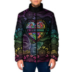 Australia Cancer Survivor Personalised Padded Jacket I’m A Survivor Ribbon Heart