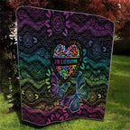 Australia Cancer Survivor Quilt I’m A Survivor Ribbon Heart