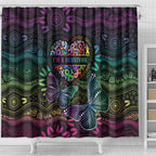 Australia Cancer Survivor Shower Curtain I’m A Survivor Ribbon Heart