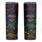 Australia Cancer Survivor Personalised Skinny Tumbler I’m A Survivor Ribbon Heart