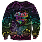 Australia Cancer Survivor Personalised Sweatshirt I’m A Survivor Ribbon Heart