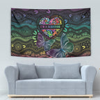 Australia Cancer Survivor Tapestry I’m A Survivor Ribbon Heart