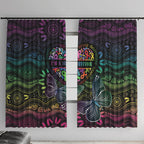 Australia Cancer Survivor Window Curtain I’m A Survivor Ribbon Heart
