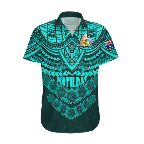 matildas-soccer-hawaiian-shirt-polynesian-and-aboriginal-turquoise-vibe