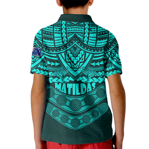 matildas-soccer-kid-polo-shirt-polynesian-and-aboriginal-turquoise-vibe