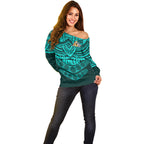 matildas-soccer-off-shoulder-sweater-polynesian-and-aboriginal-turquoise-vibe