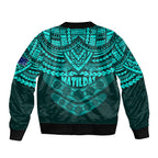 matildas-soccer-sleeve-zip-bomber-jacket-polynesian-and-aboriginal-turquoise-vibe