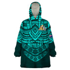 matildas-soccer-wearable-blanket-hoodie-polynesian-and-aboriginal-turquoise-vibe