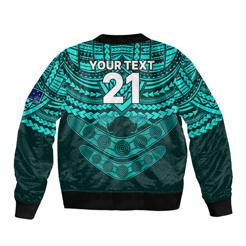 custom-matildas-soccer-bomber-jacket-polynesian-and-aboriginal-turquoise-vibe