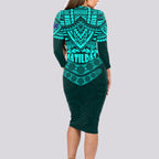 custom-matildas-soccer-long-sleeve-bodycon-dress-polynesian-and-aboriginal-turquoise-vibe