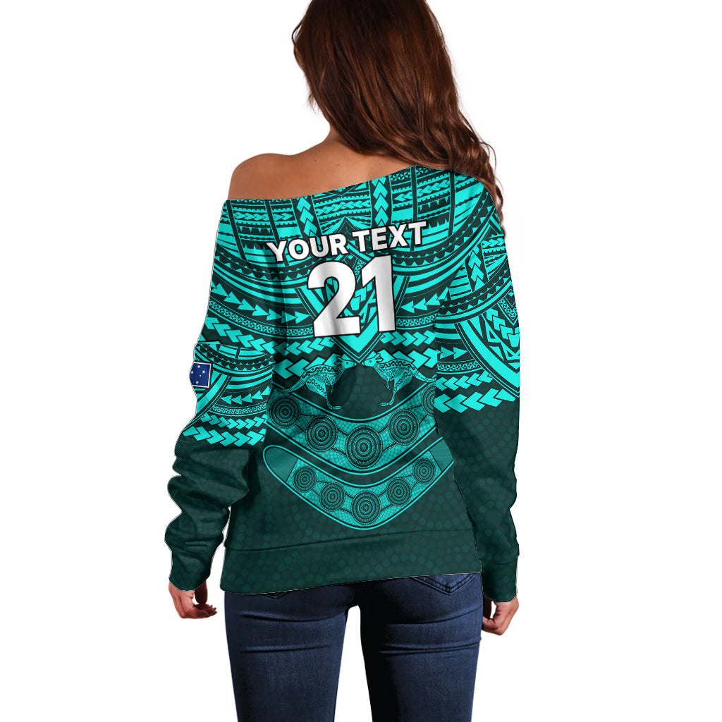 custom-matildas-soccer-off-shoulder-sweater-polynesian-and-aboriginal-turquoise-vibe