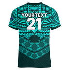 custom-matildas-soccer-women-v-neck-t-shirt-polynesian-and-aboriginal-turquoise-vibe