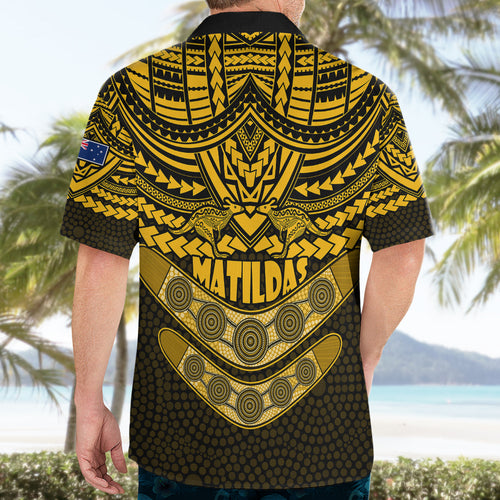 matildas-soccer-hawaiian-shirt-polynesian-and-aboriginal-gold-vibe