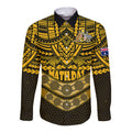 matildas-soccer-long-sleeve-button-shirt-polynesian-and-aboriginal-gold-vibe