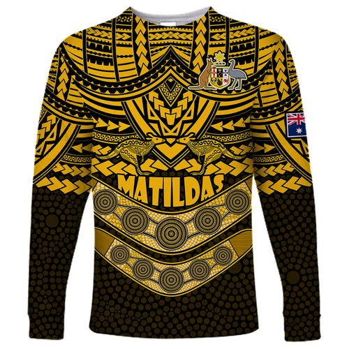 matildas-soccer-long-sleeve-shirt-polynesian-and-aboriginal-gold-vibe