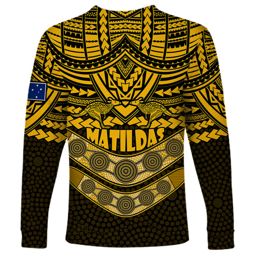 matildas-soccer-long-sleeve-shirt-polynesian-and-aboriginal-gold-vibe