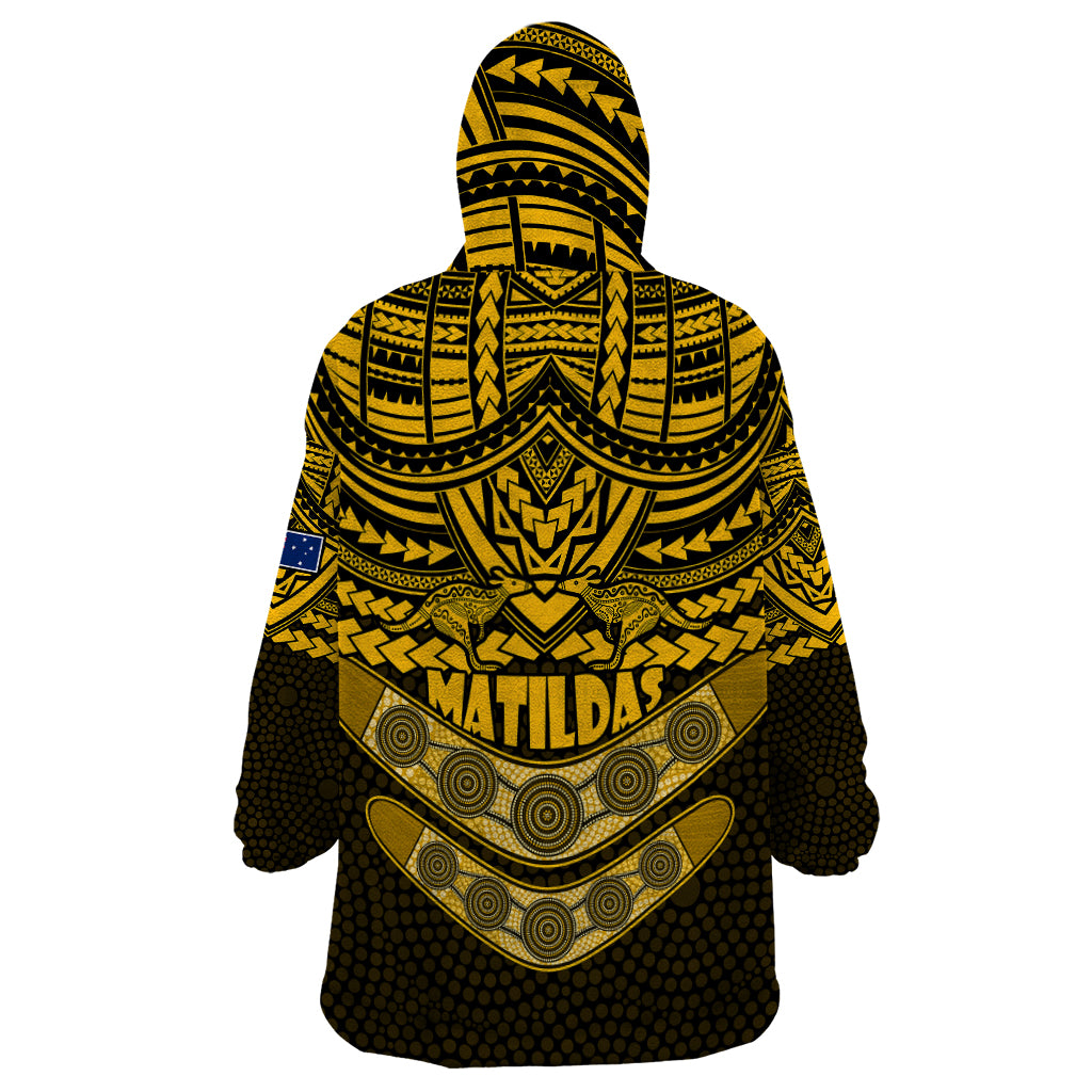 matildas-soccer-wearable-blanket-hoodie-polynesian-and-aboriginal-gold-vibe