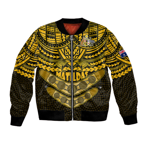 custom-matildas-soccer-bomber-jacket-polynesian-and-aboriginal-gold-vibe