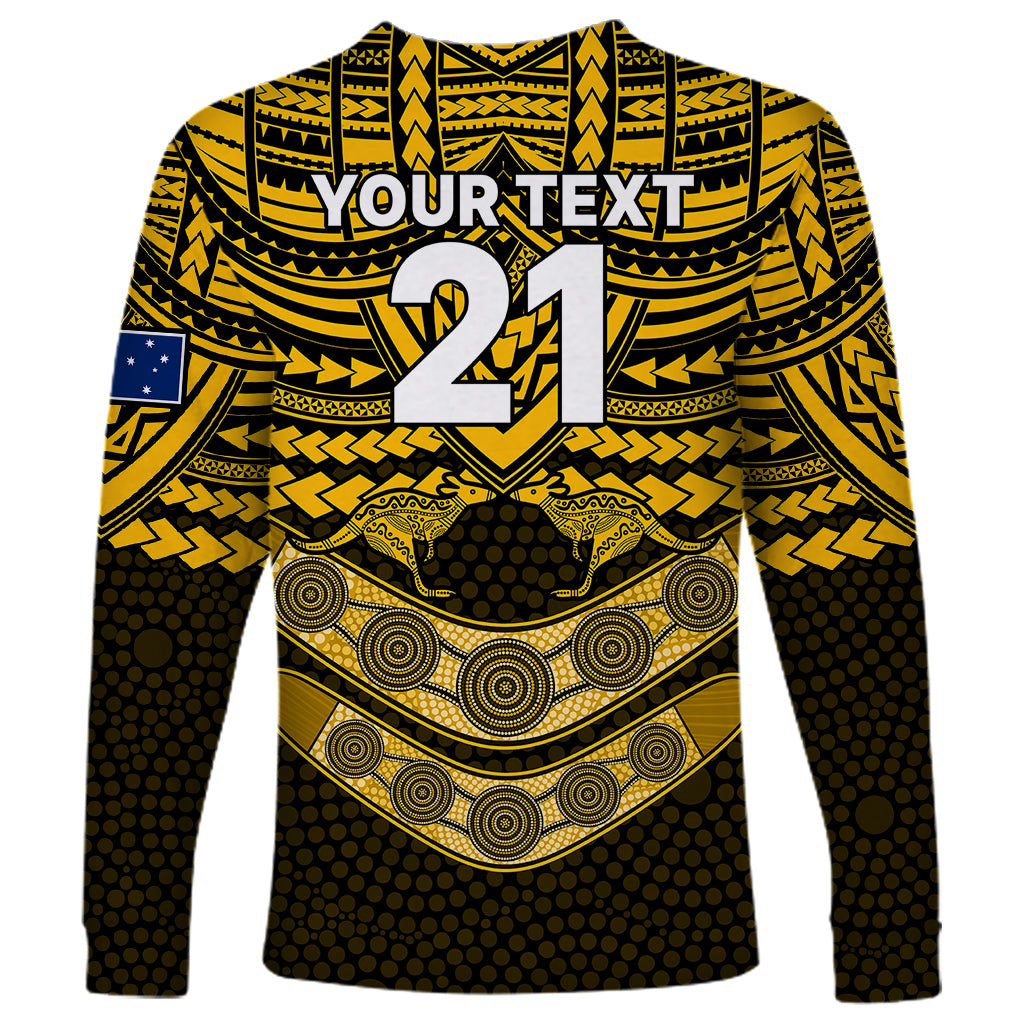 custom-matildas-soccer-long-sleeve-shirt-polynesian-and-aboriginal-gold-vibe