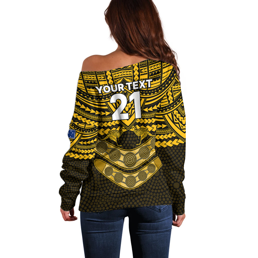 custom-matildas-soccer-off-shoulder-sweater-polynesian-and-aboriginal-gold-vibe