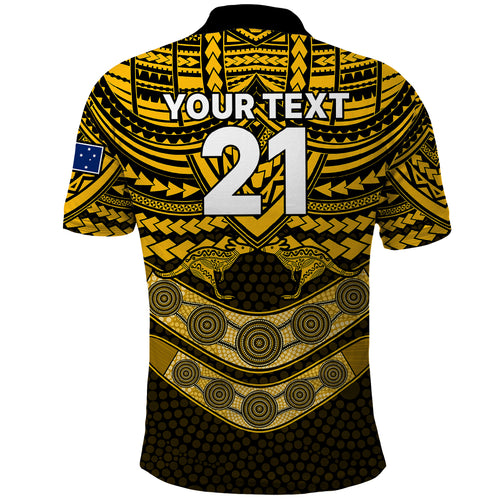 custom-matildas-soccer-polo-shirt-polynesian-and-aboriginal-gold-vibe