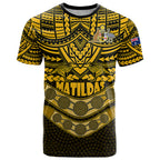 custom-matildas-soccer-t-shirt-polynesian-and-aboriginal-gold-vibe
