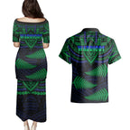 warriors-rugby-couples-matching-puletasi-dress-and-hawaiian-shirt-aotearoa-fern-polynesian-pattern