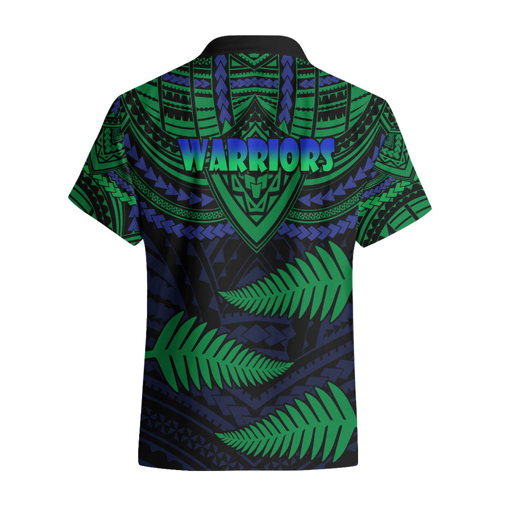 warriors-rugby-hawaiian-shirt-aotearoa-fern-polynesian-pattern