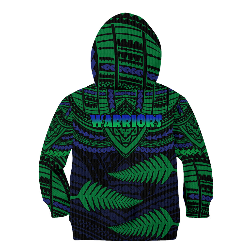 warriors-rugby-kid-hoodie-aotearoa-fern-polynesian-pattern