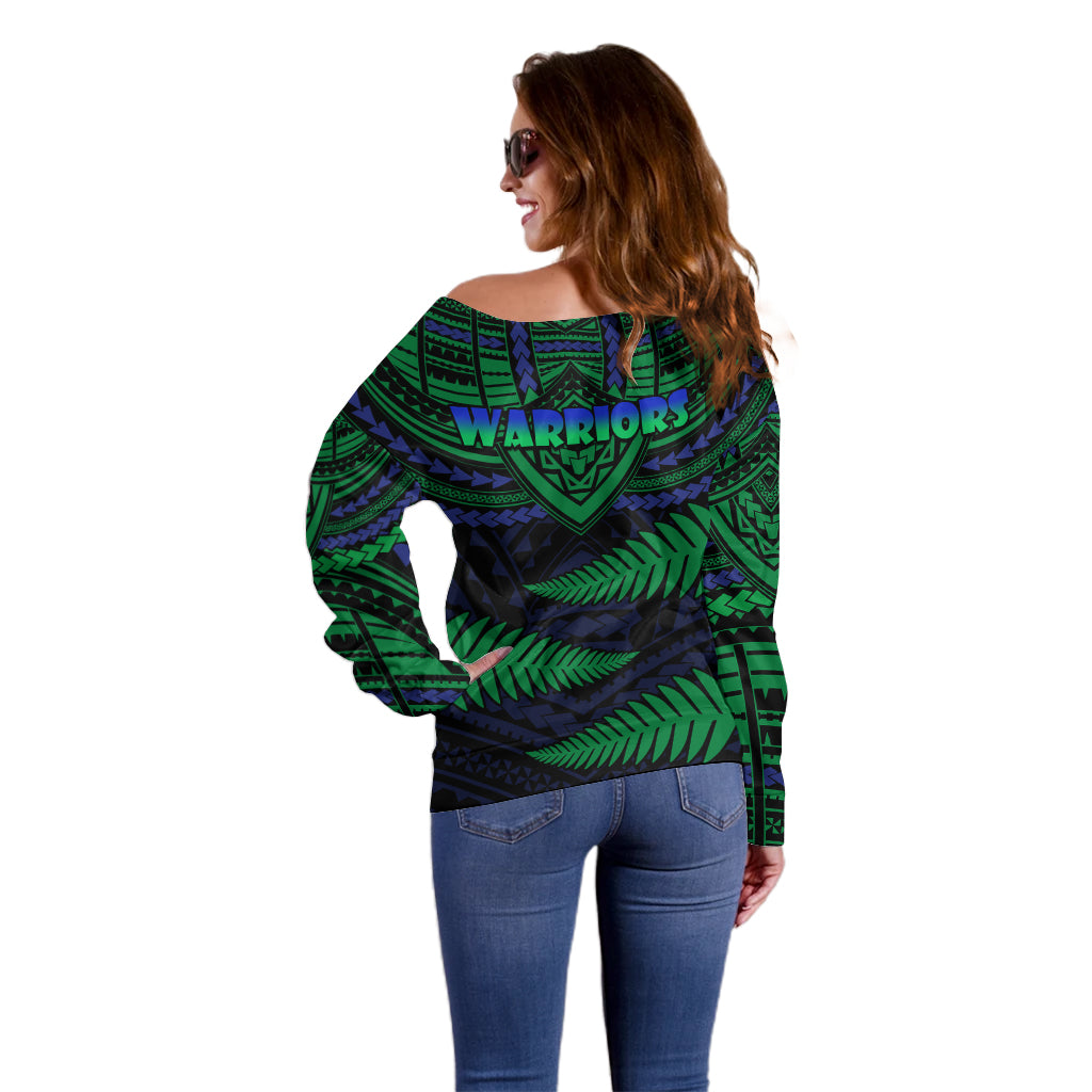 warriors-rugby-off-shoulder-sweater-aotearoa-fern-polynesian-pattern