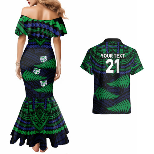 custom-warriors-rugby-couples-matching-mermaid-dress-and-hawaiian-shirt-aotearoa-fern-polynesian-pattern