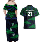 custom-warriors-rugby-couples-matching-off-shoulder-maxi-dress-and-hawaiian-shirt-aotearoa-fern-polynesian-pattern