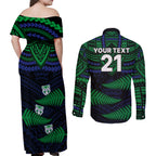 custom-warriors-rugby-couples-matching-off-shoulder-maxi-dress-and-long-sleeve-button-shirts-aotearoa-fern-polynesian-pattern