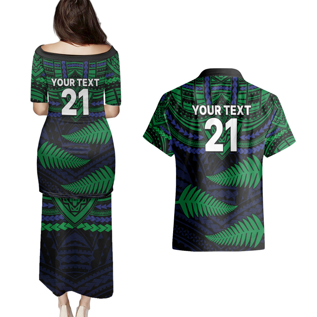 custom-warriors-rugby-couples-matching-puletasi-dress-and-hawaiian-shirt-aotearoa-fern-polynesian-pattern