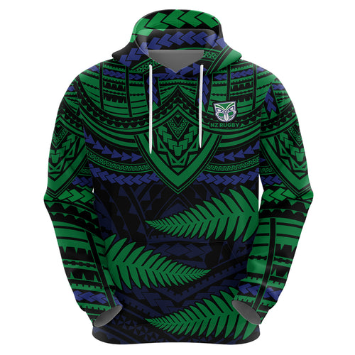 custom-warriors-rugby-hoodie-aotearoa-fern-polynesian-pattern